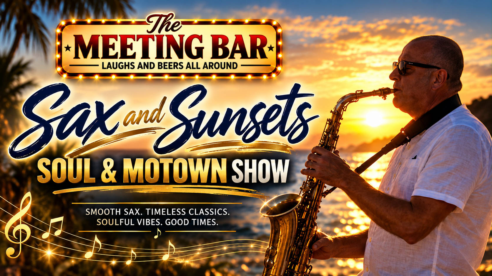 Sax and Sunsets poster