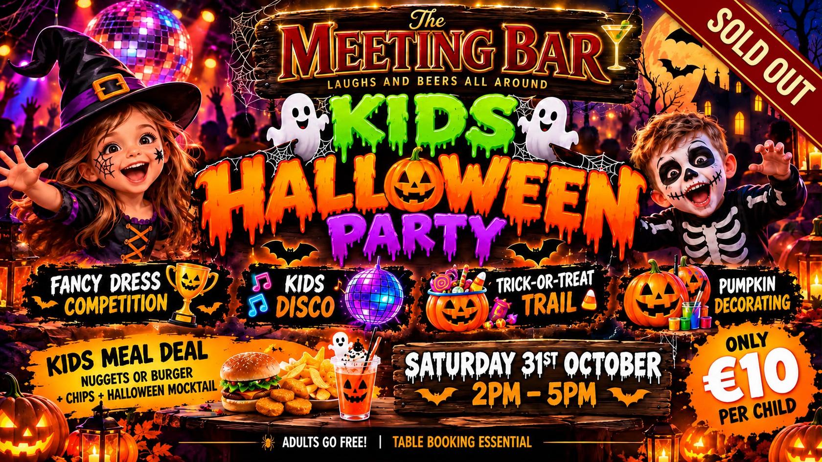 Kids Halloween Party at The Meeting Bar