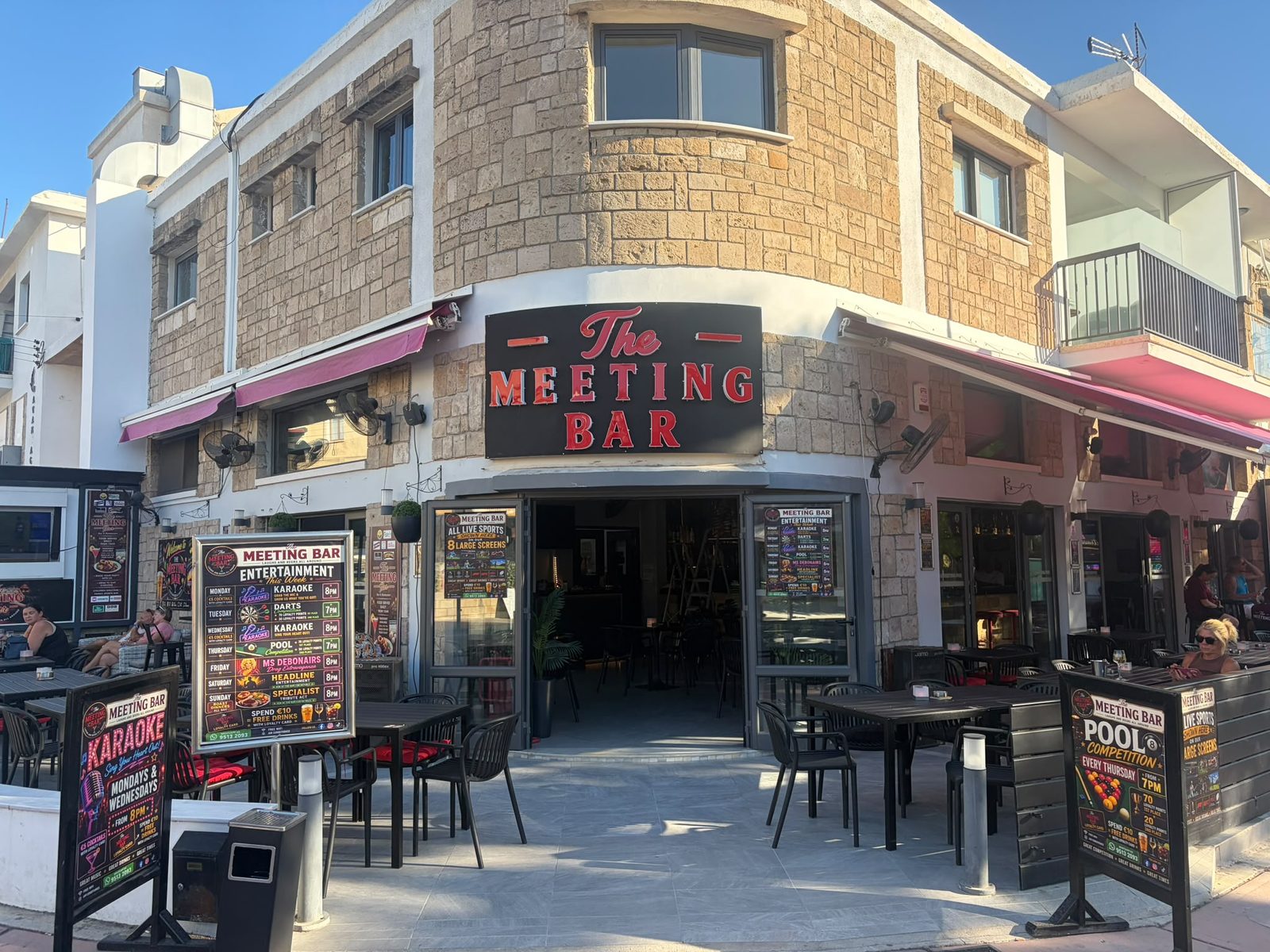 The Meeting Bar on the corner of Kostandias Street, Kato Paphos